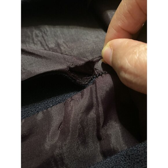 Liz Claiborne Skirt Women’s Size 8 Petite Black 100% Wool Career Business Ladies - Picture 10 of 10